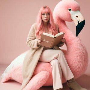 ASOS DESIGN Faux Fur Light Gray Teddy Bear Wrap Maxi Coat